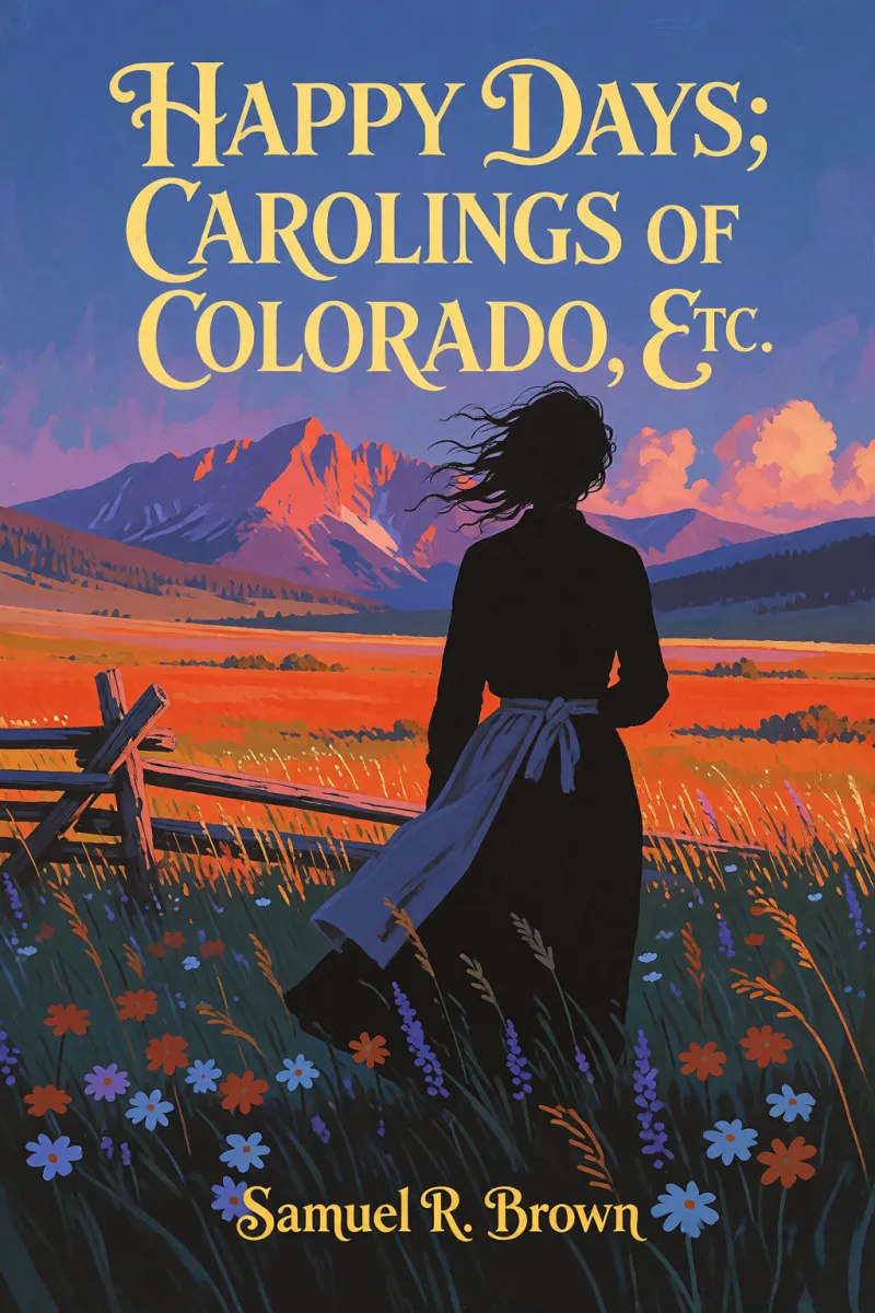 Cover of Happy days; carolings of Colorado, etc. by Samuel R. Brown