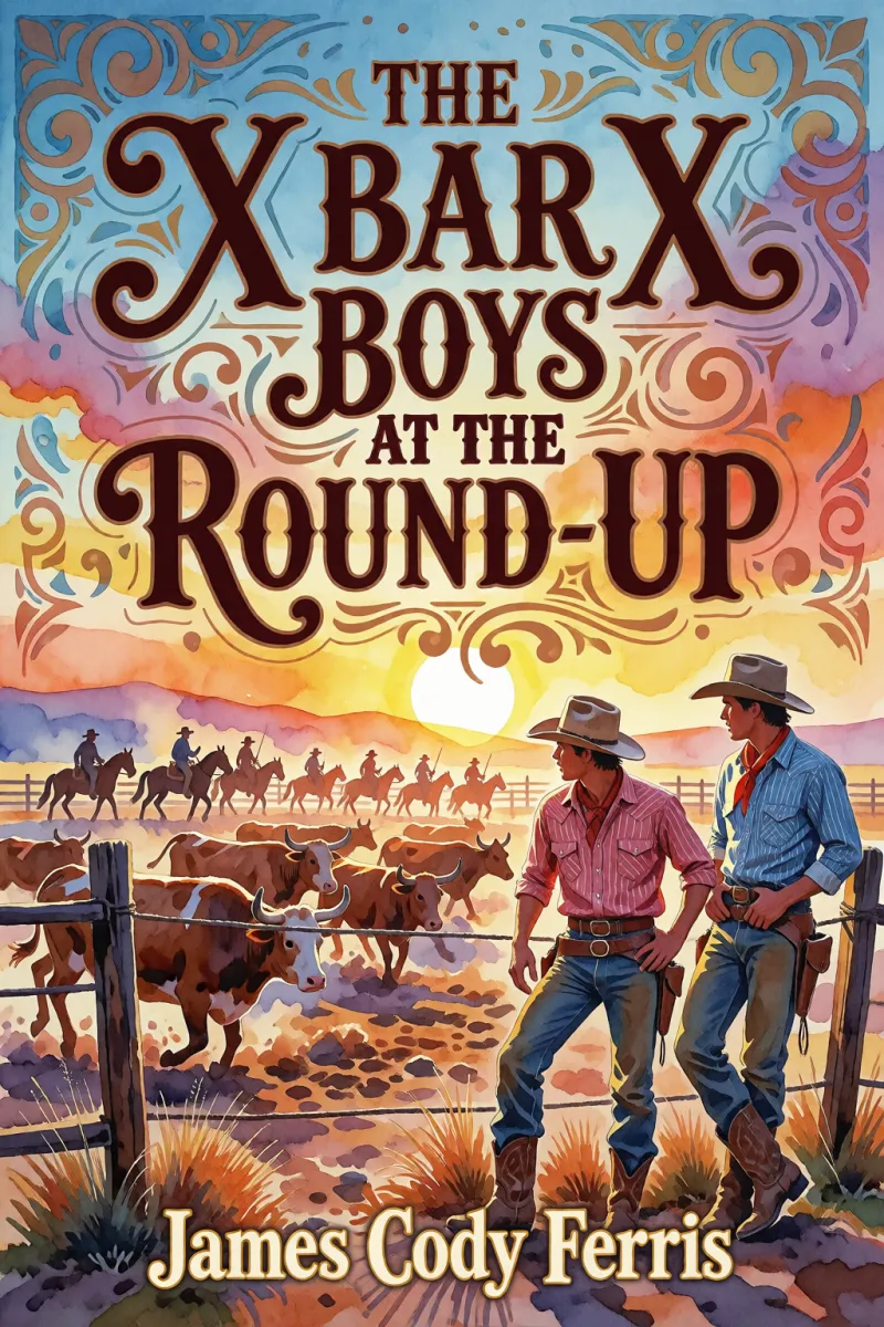 Cover of The X Bar X boys at the round-up by James Cody Ferris