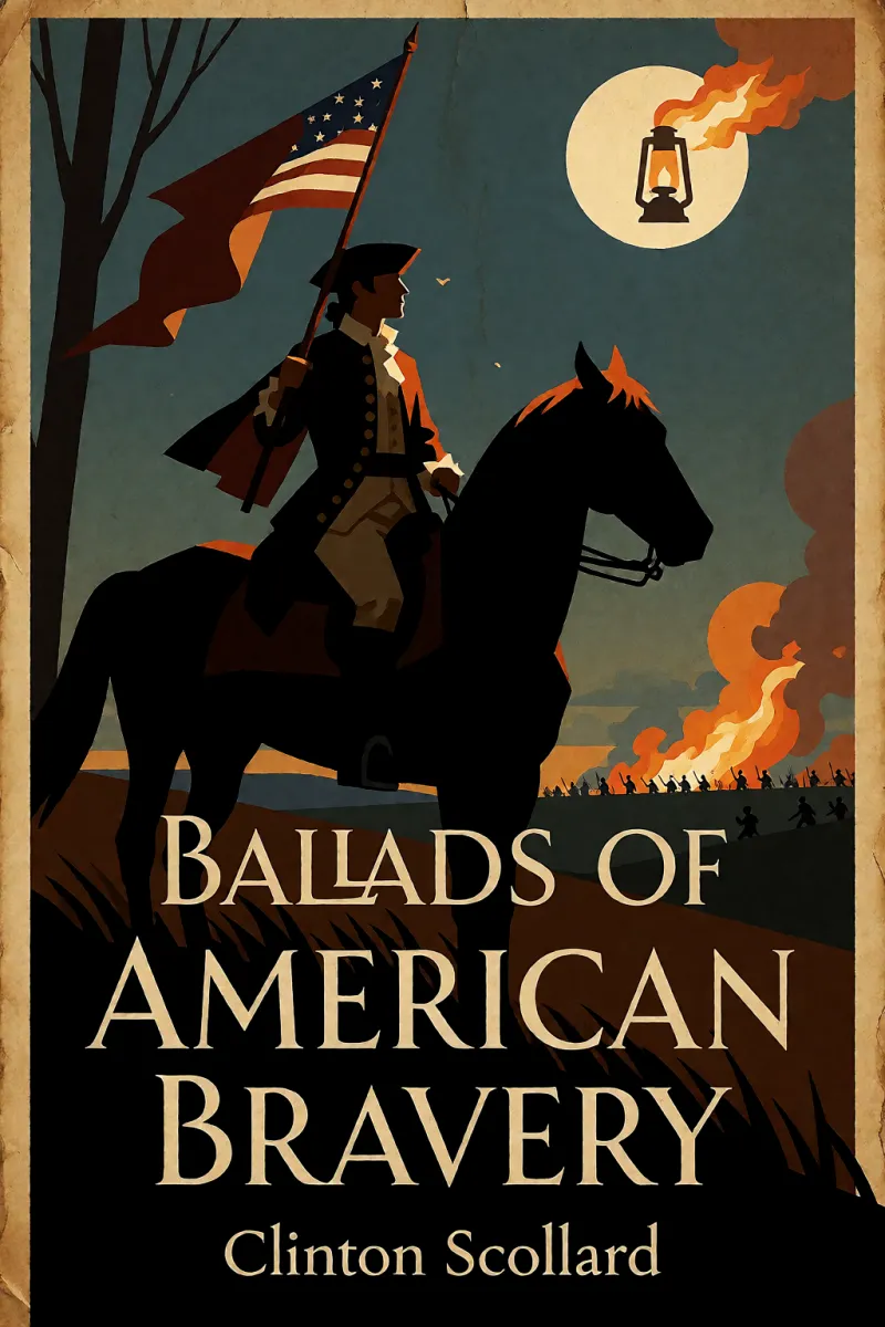Cover of Ballads of American bravery by Clinton Scollard