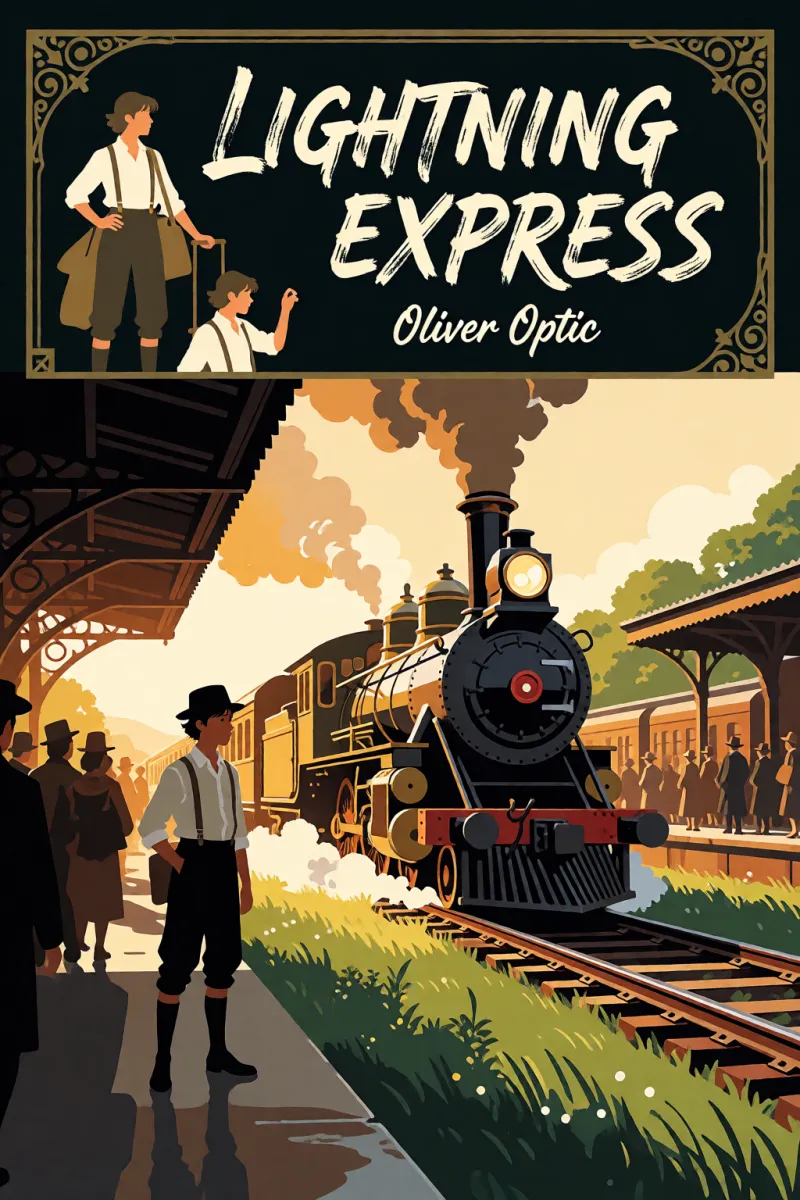 Cover of Lightning Express by Oliver Optic