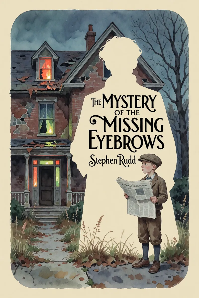 Cover of The mystery of the missing eyebrows by Stephen Rudd