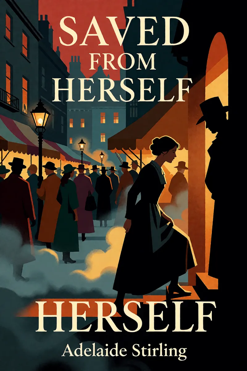 Cover of Saved from herself by Adelaide Stirling