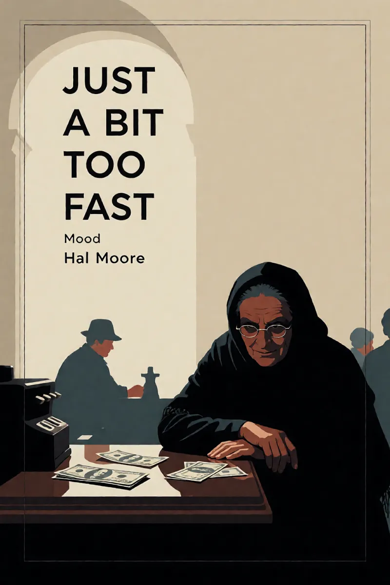 Cover of Just a bit too fast by Hal Moore