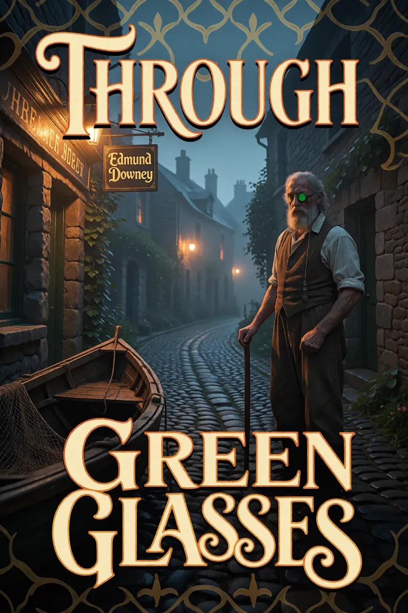 Cover of Through green glasses by Edmund Downey