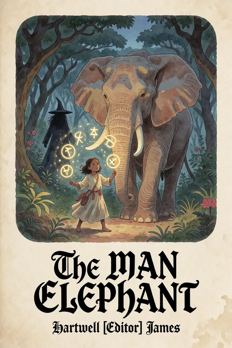 Cover of The man elephant by Hartwell [Editor] James