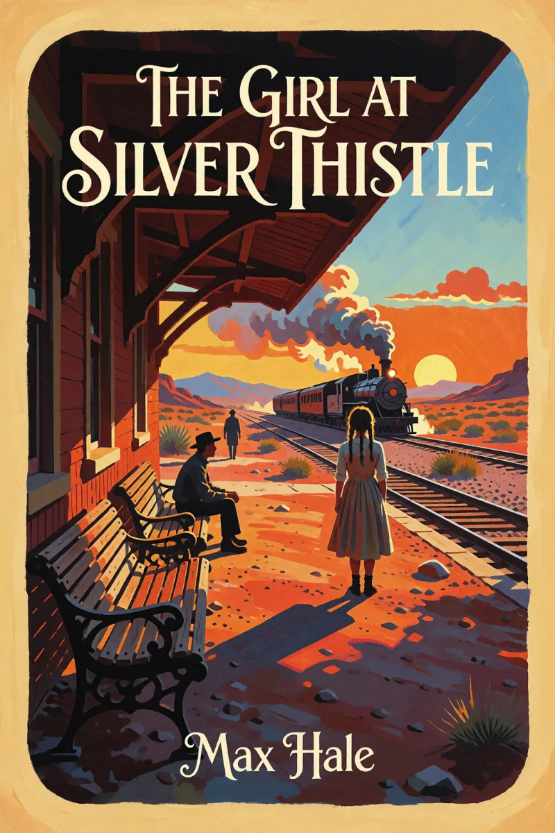 Cover of The girl at Silver Thistle by Max Hale