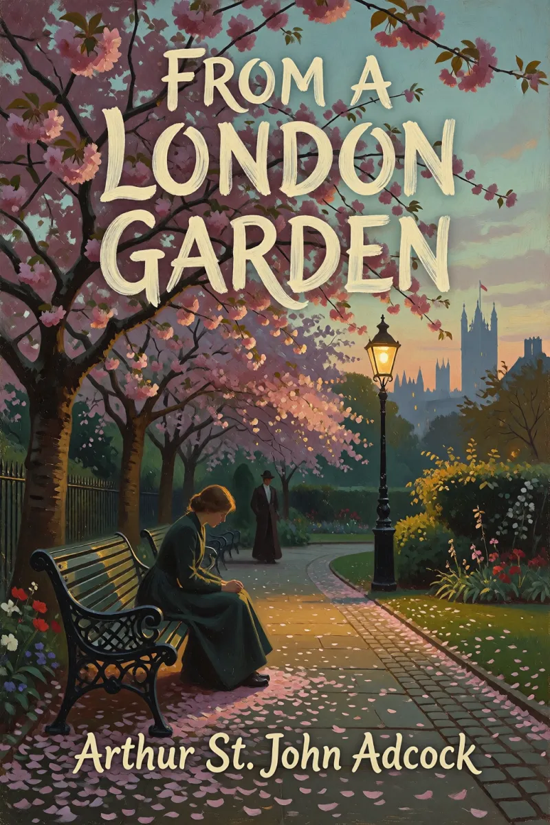 Cover of From a London garden by Arthur St. John Adcock