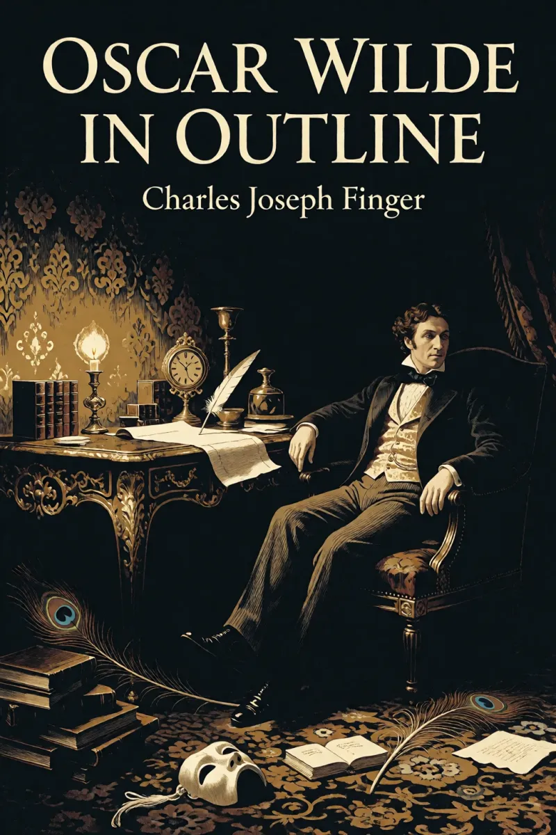 Cover of Oscar Wilde in outline by Charles Joseph Finger