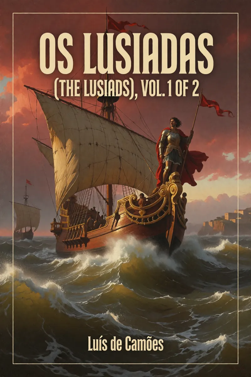 Cover of Os Lusiadas (The Lusiads), vol. 1 of 2 by Luís de Camões