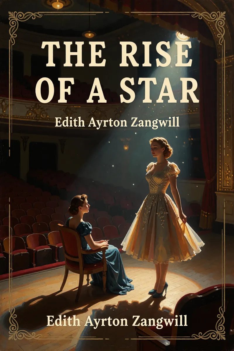 Cover of The rise of a star by Edith Ayrton Zangwill