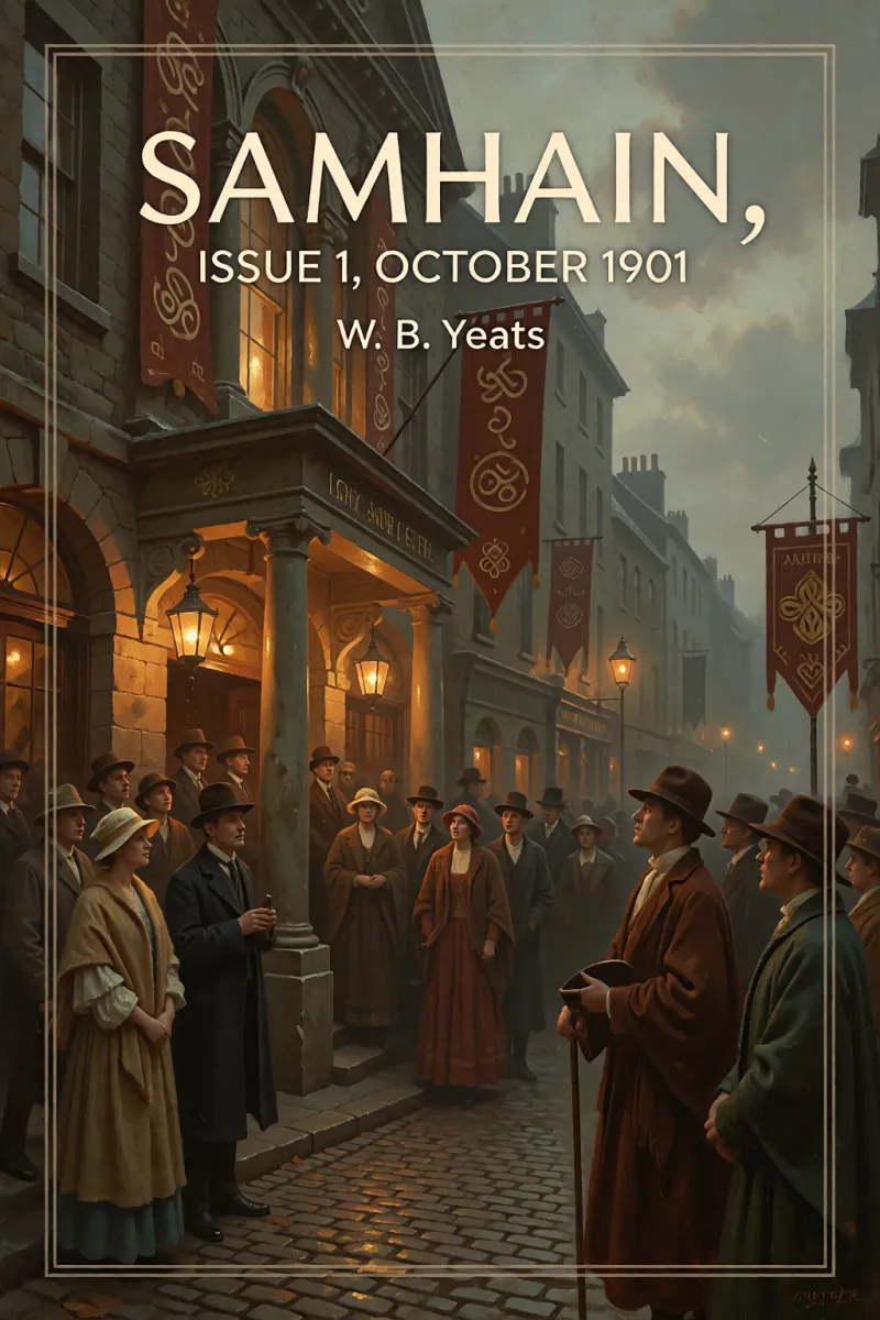 Cover of Samhain, Issue 1, October 1901 by W. B. Yeats