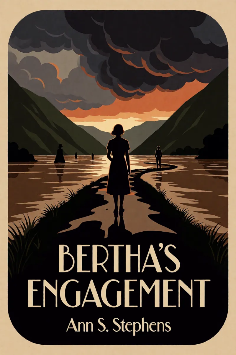 Cover of Bertha's engagement by Ann S. Stephens