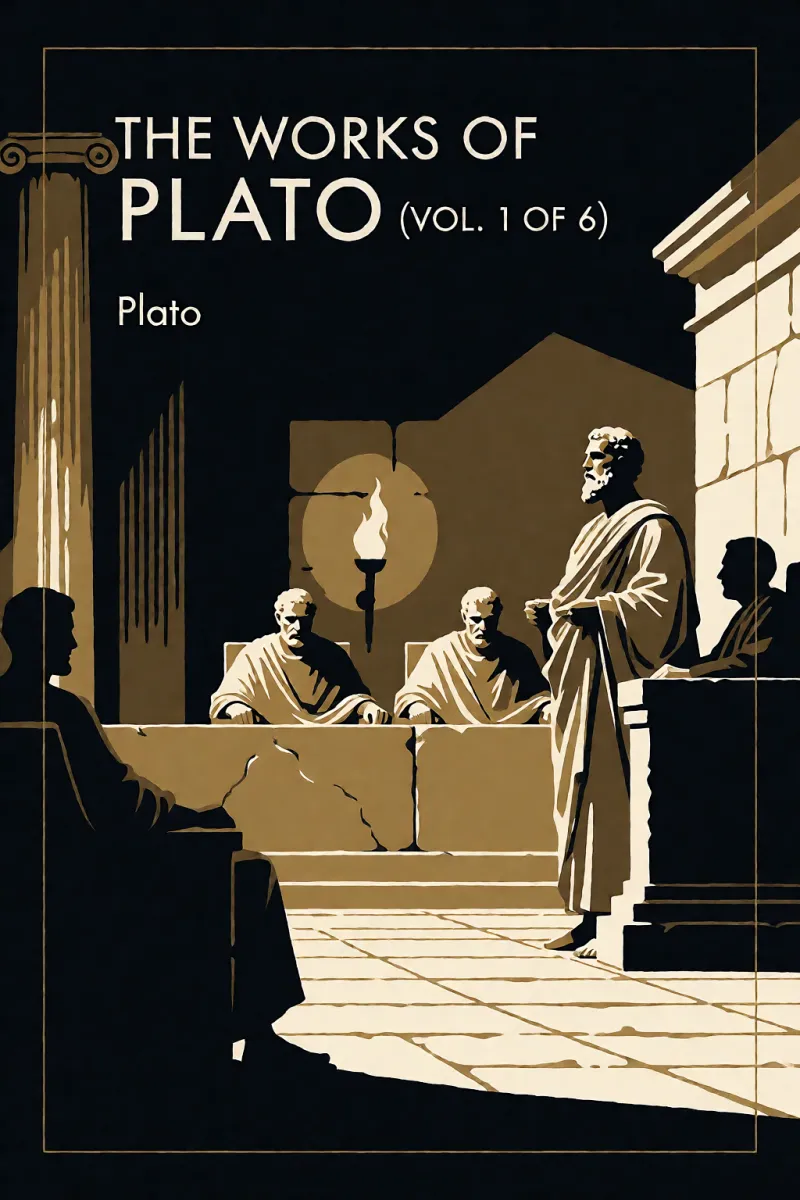 Cover of The works of Plato (Vol. 1 of 6) by Plato