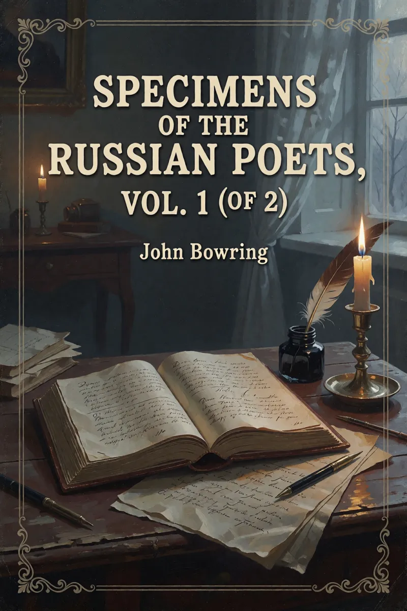 Cover of Specimens of the Russian poets, vol. 1 (of 2) by John Bowring