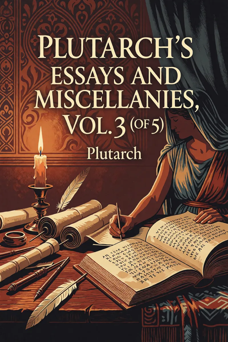 Cover of Plutarch's essays and miscellanies, Vol. 3 (of 5) by Plutarch