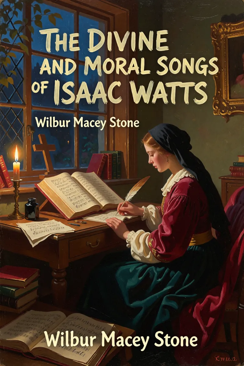 Cover of The divine and moral songs of Isaac Watts by Wilbur Macey Stone