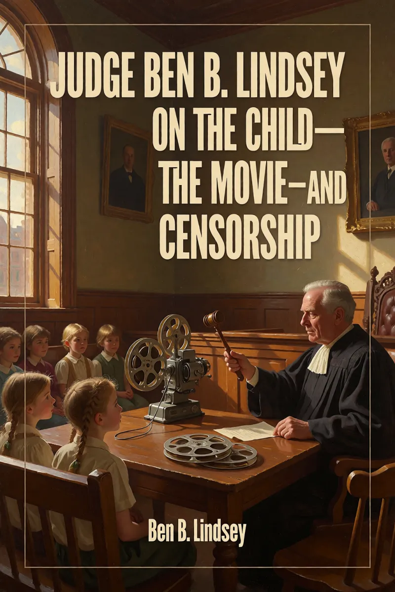 Cover of Judge Ben B. Lindsey on the child—the movie—and censorship by Ben B. Lindsey