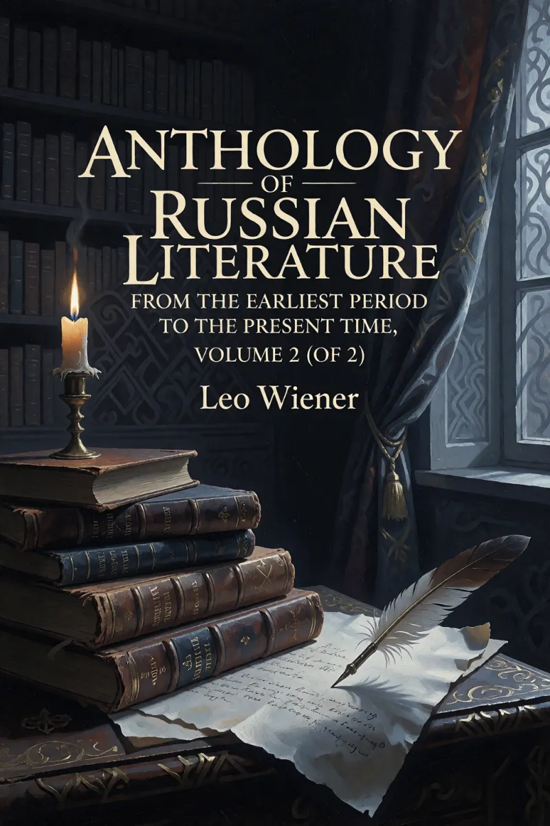 Cover of Anthology of Russian literature from the earliest period to the present time, volume 2 (of 2) by Leo Wiener