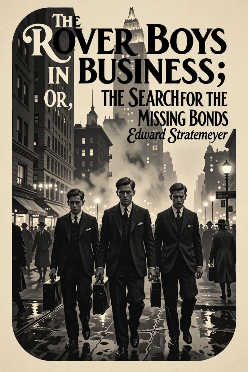 Cover of The Rover Boys in Business; Or, The Search for the Missing Bonds by Edward Stratemeyer
