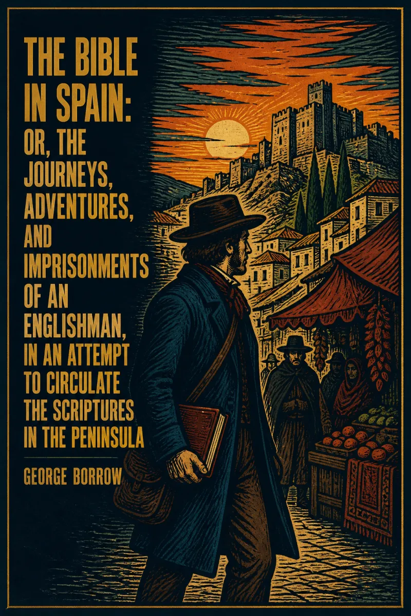 Cover of The Bible in Spain: Or, the Journeys, Adventures, and Imprisonments of an Englishman, in an Attempt to Circulate the Scriptures in the Peninsula by George Borrow