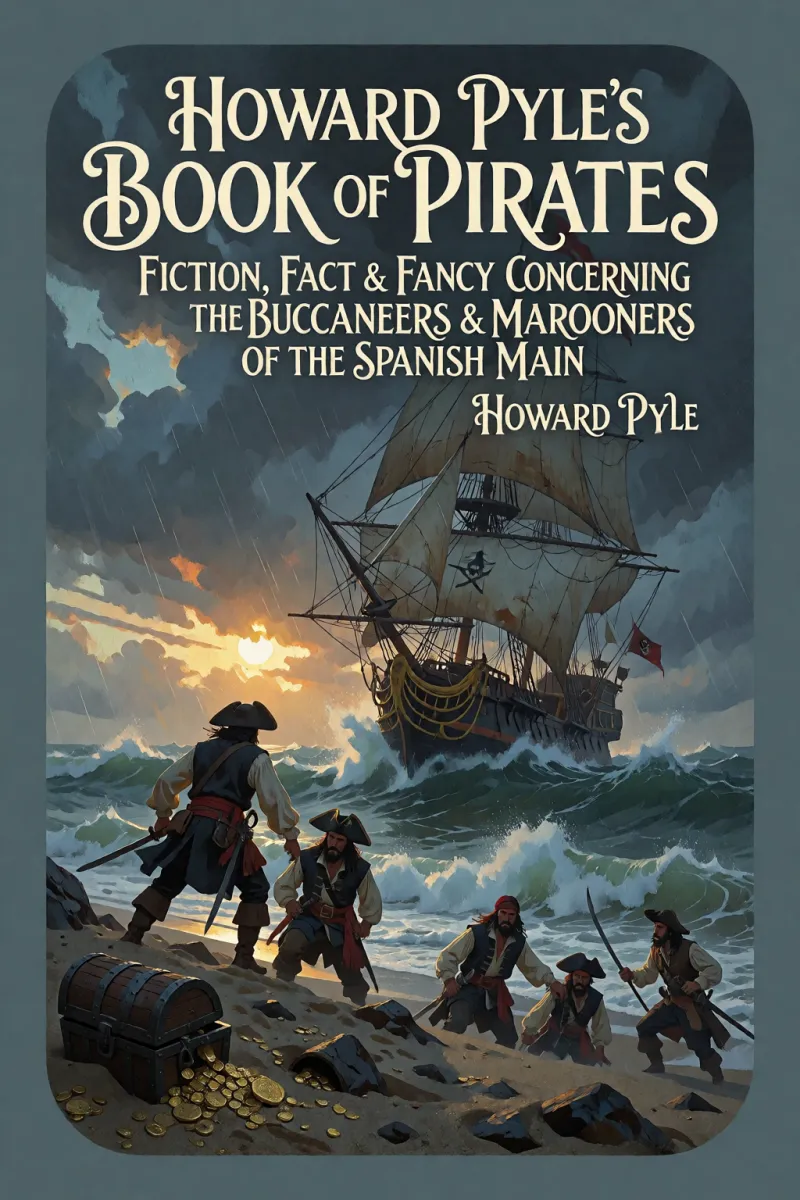Cover of Howard Pyle's Book of Pirates: Fiction, Fact & Fancy Concerning the Buccaneers & Marooners of the Spanish Main by Howard Pyle