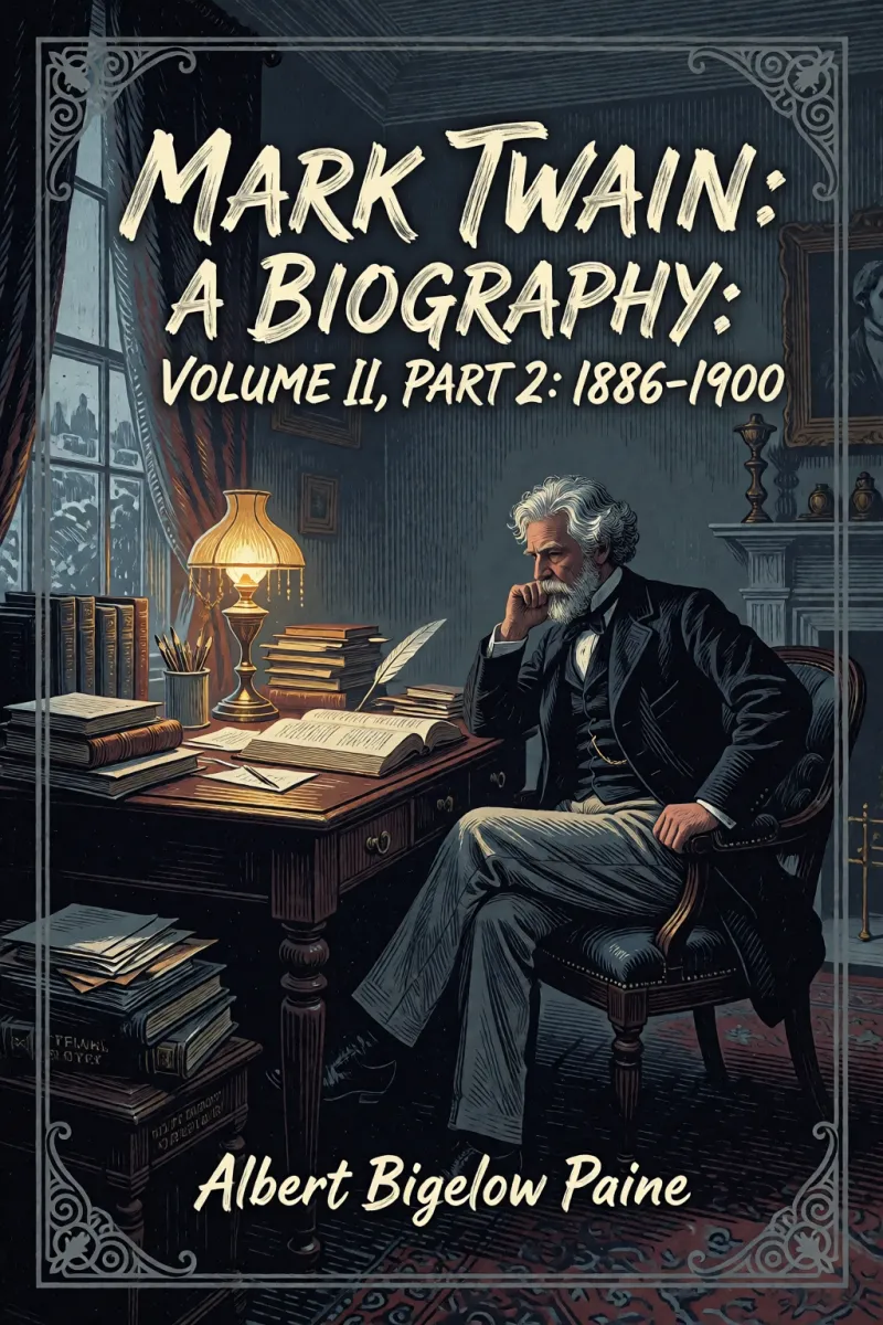 Cover of Mark Twain: A Biography. Volume II, Part 2: 1886-1900 by Albert Bigelow Paine
