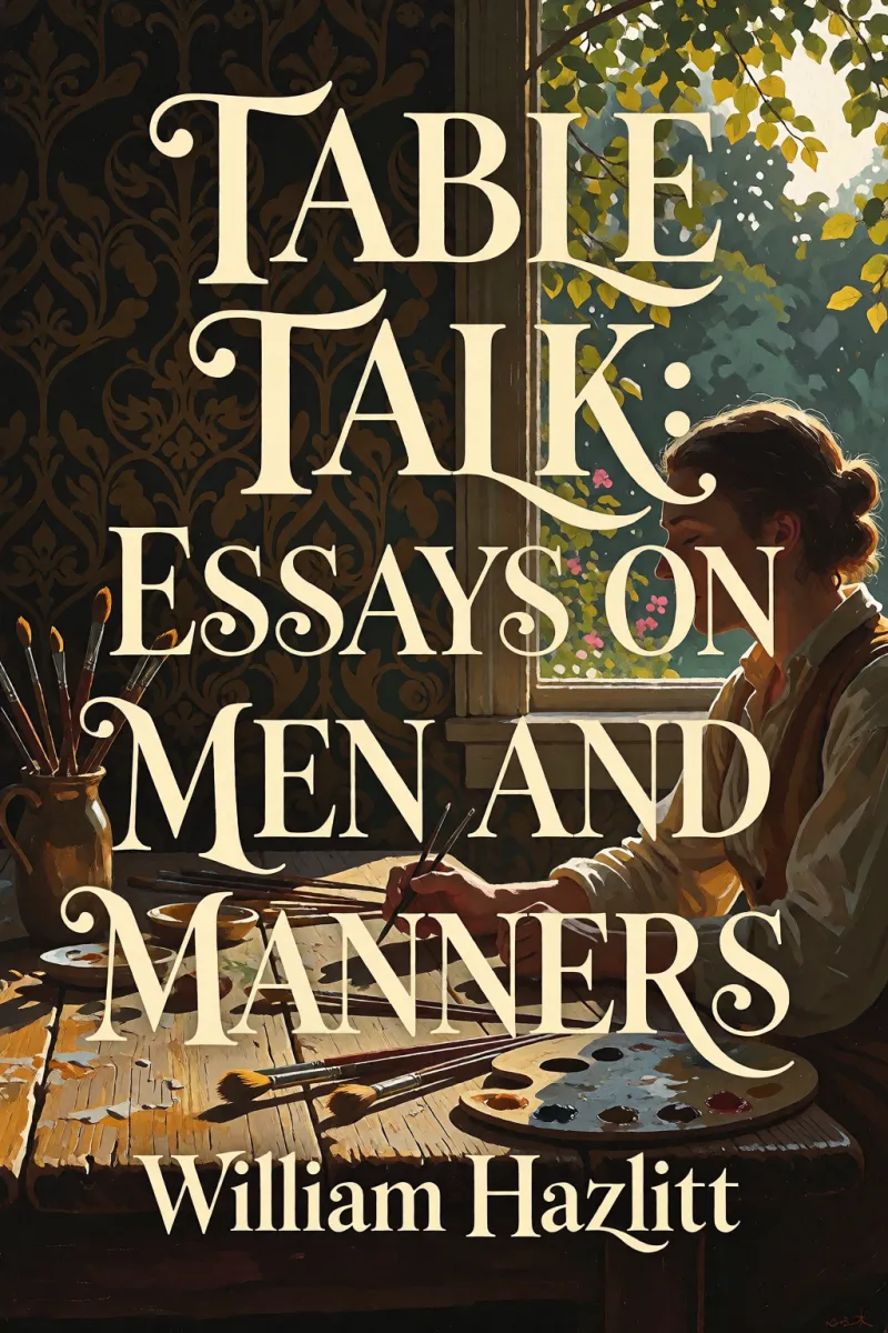 Cover of Table Talk: Essays on Men and Manners by William Hazlitt