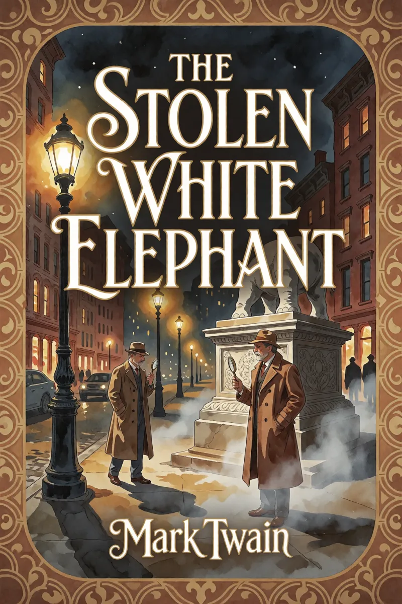 Cover of The Stolen White Elephant by Mark Twain