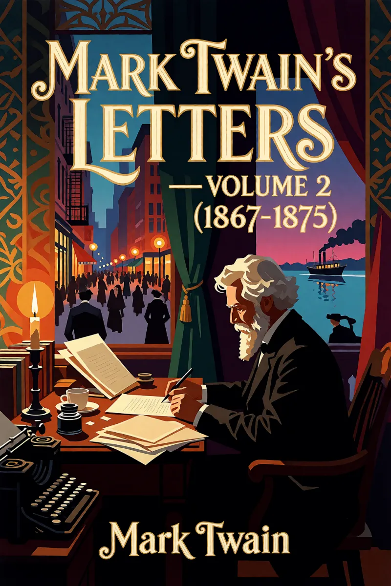 Cover of Mark Twain's Letters — Volume 2 (1867-1875) by Mark Twain