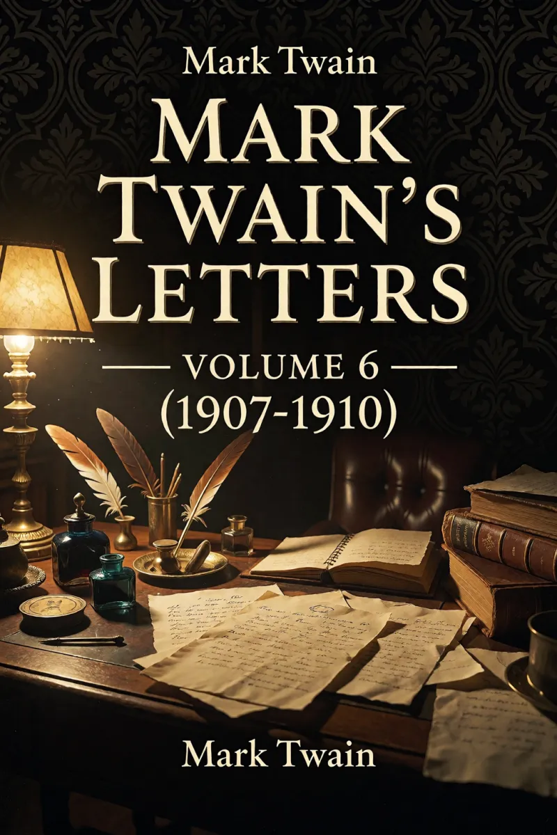Cover of Mark Twain's Letters — Volume 6 (1907-1910) by Mark Twain