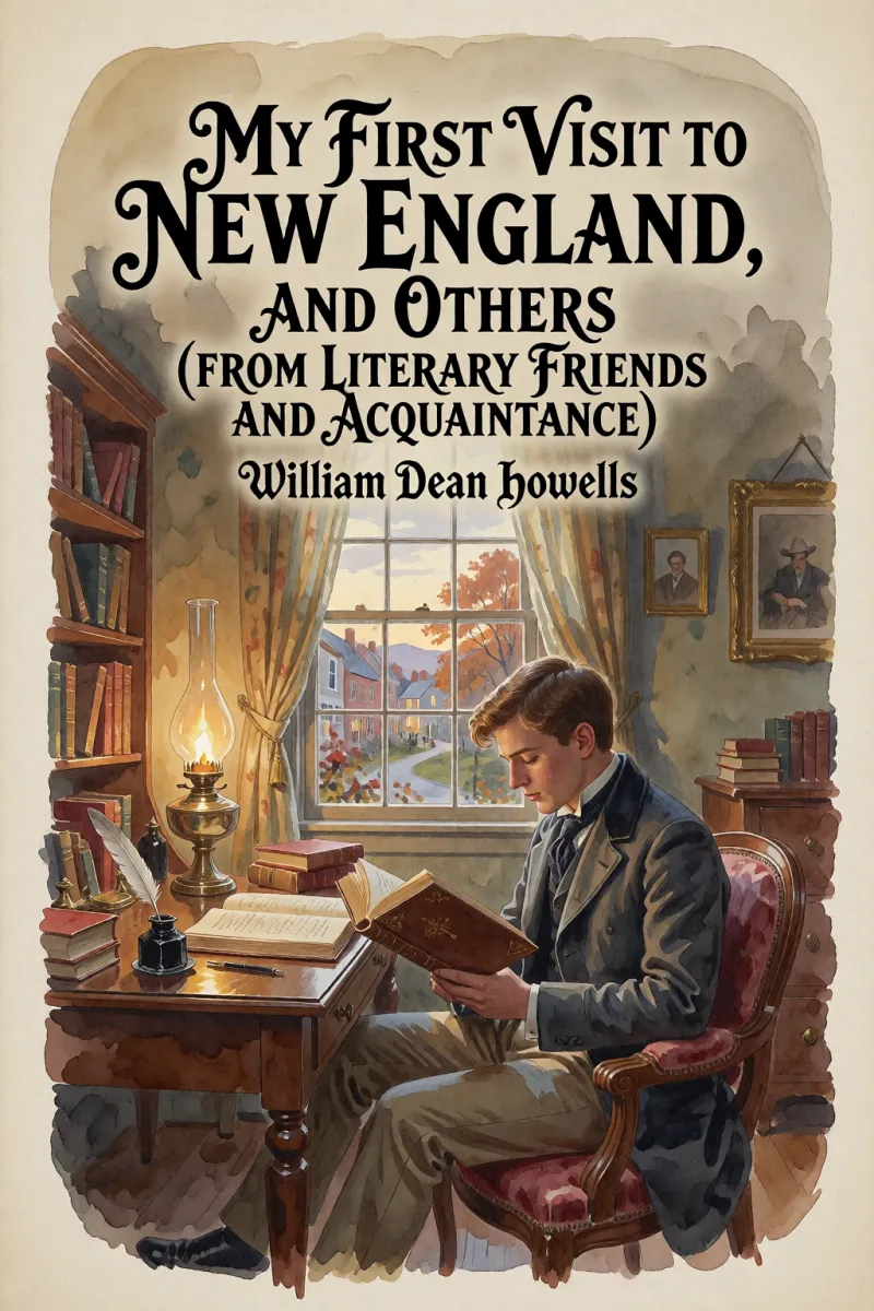 Cover of My First Visit to New England, and Others (from Literary Friends and Acquaintance) by William Dean Howells