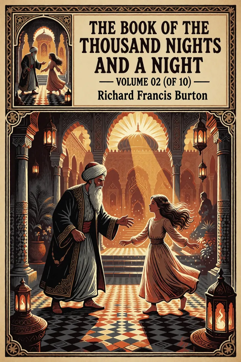 Cover of The Book of the Thousand Nights and a Night — Volume 02 (of 10) by Richard Francis Burton