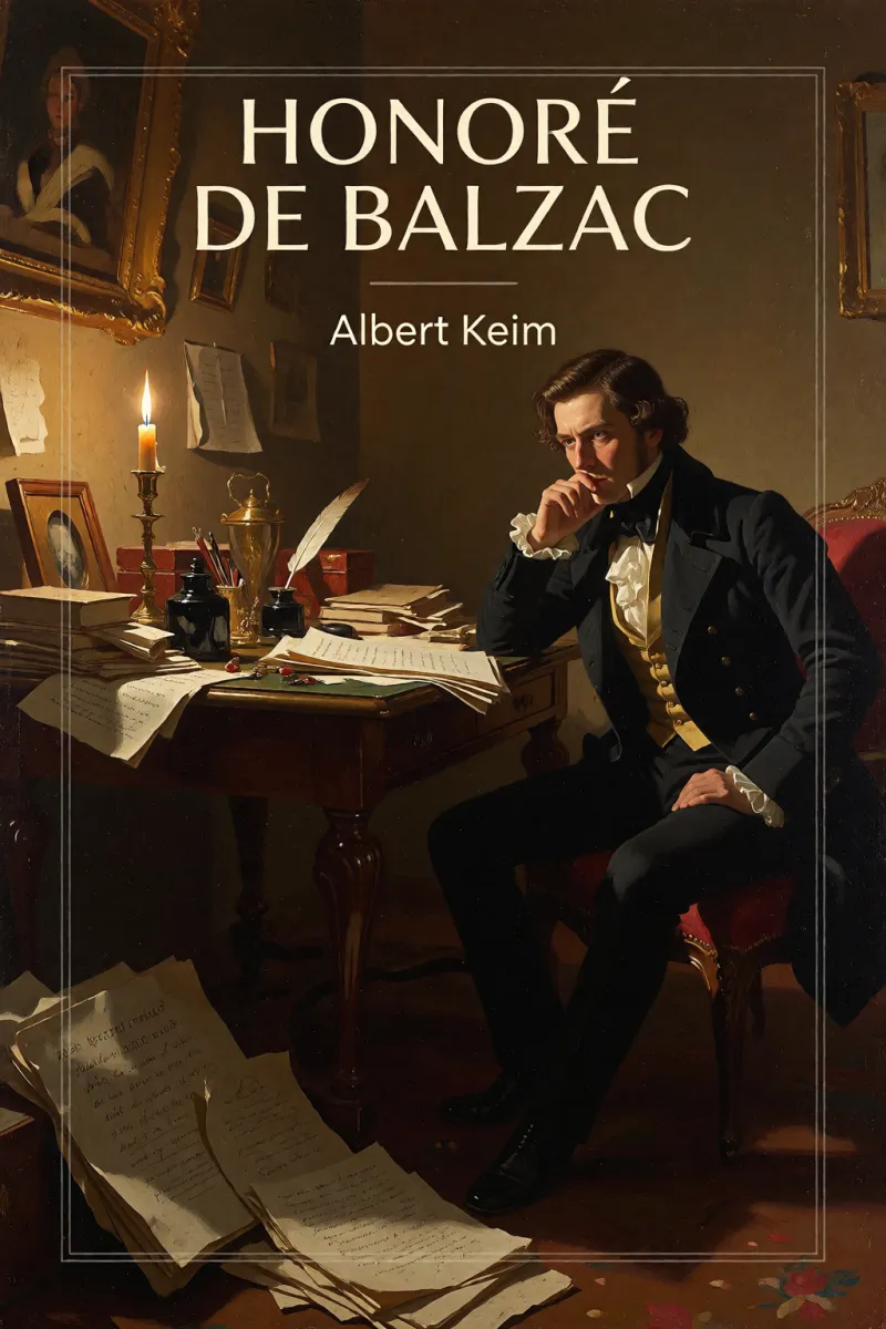 Cover of Honoré de Balzac by Albert Keim