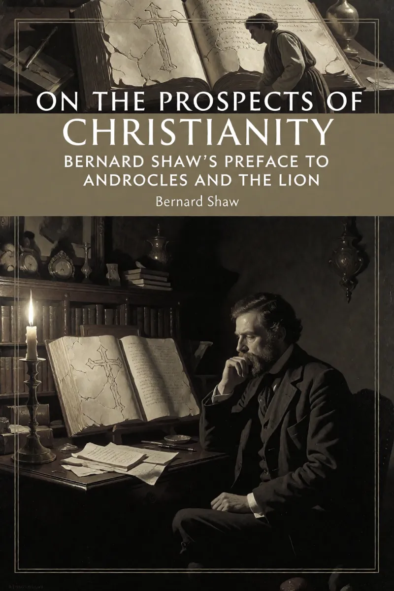 Cover of On the Prospects of Christianity: Bernard Shaw's Preface to Androcles and the Lion by Bernard Shaw