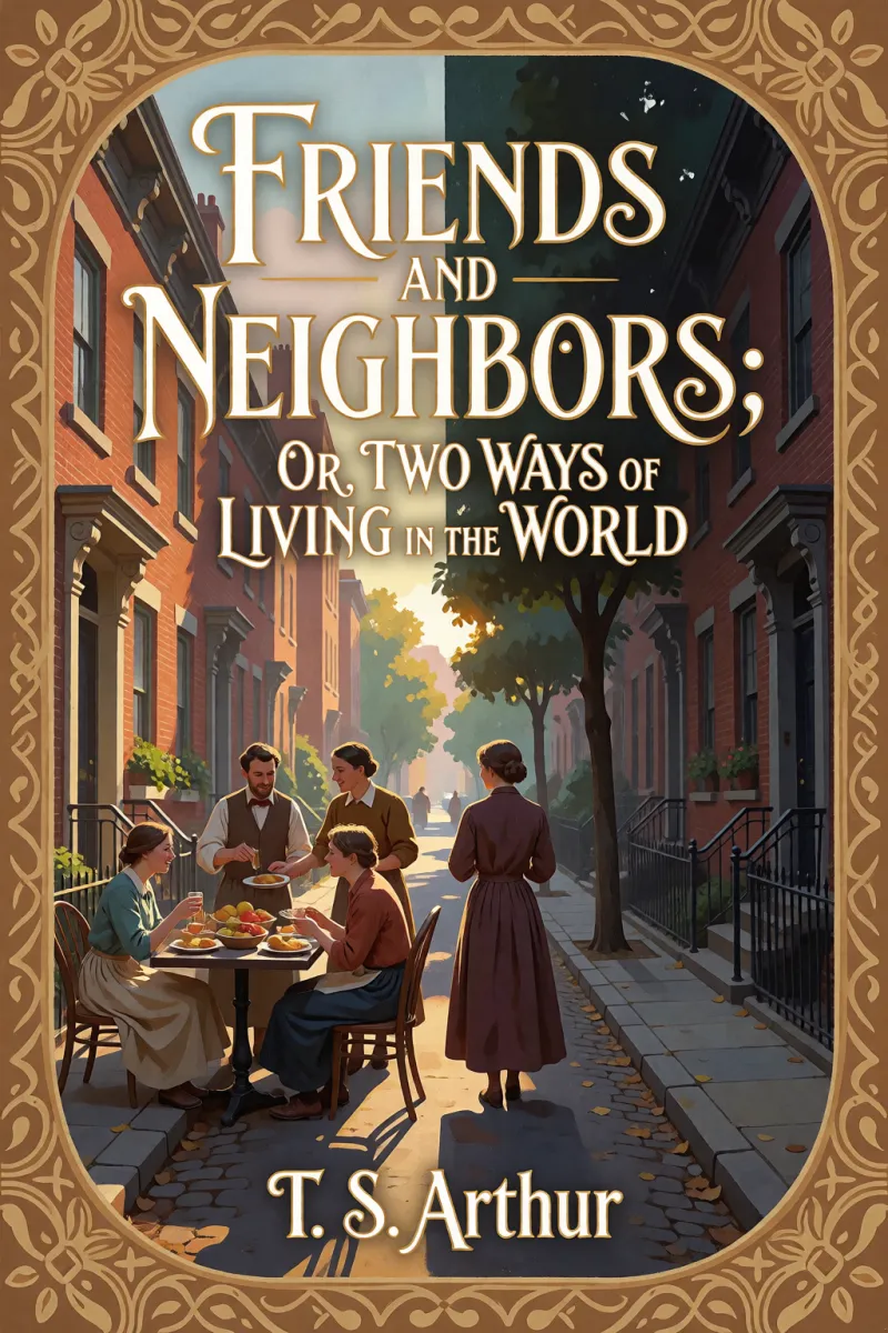 Cover of Friends and Neighbors; Or, Two Ways of Living in the World by T. S. Arthur