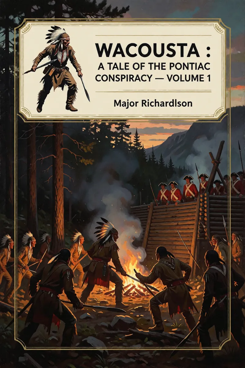 Cover of Wacousta : a tale of the Pontiac conspiracy — Volume 1 by Major Richardson