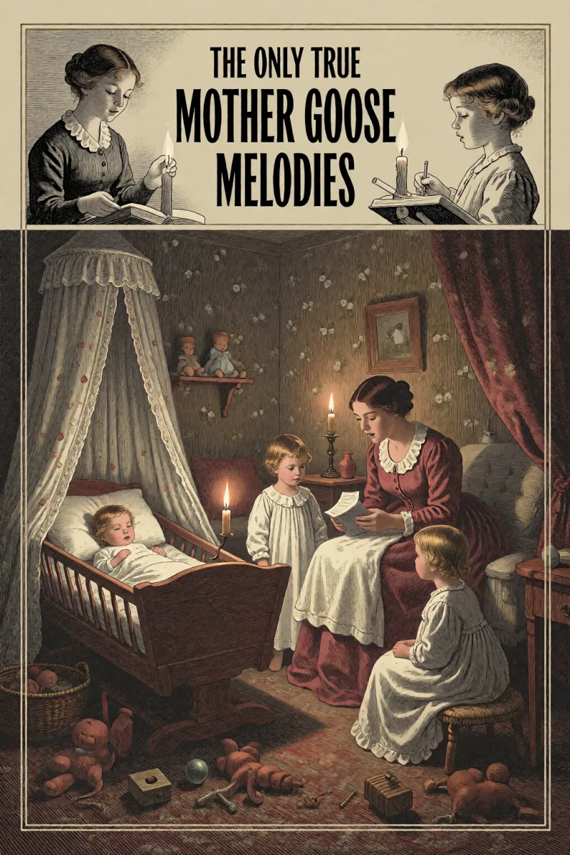 Cover of The Only True Mother Goose Melodies by Anonymous