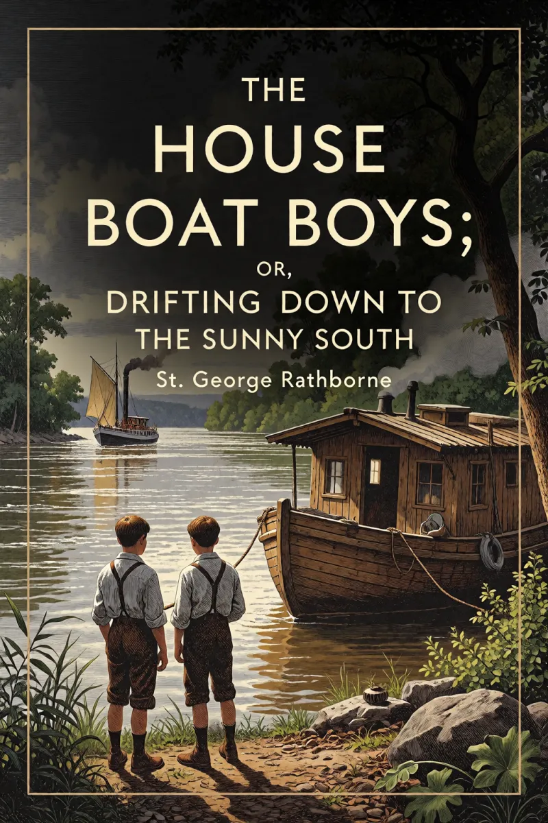Cover of The House Boat Boys; Or, Drifting Down to the Sunny South by St. George Rathborne