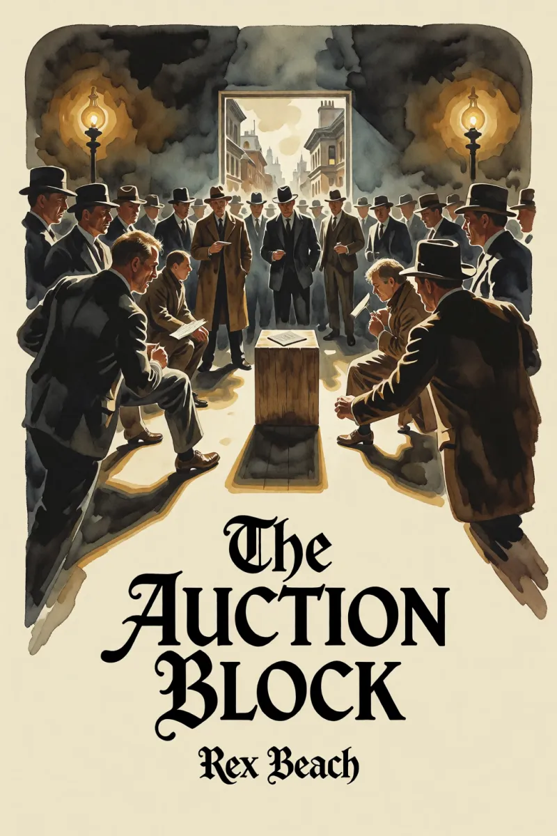 Cover of The Auction Block by Rex Beach