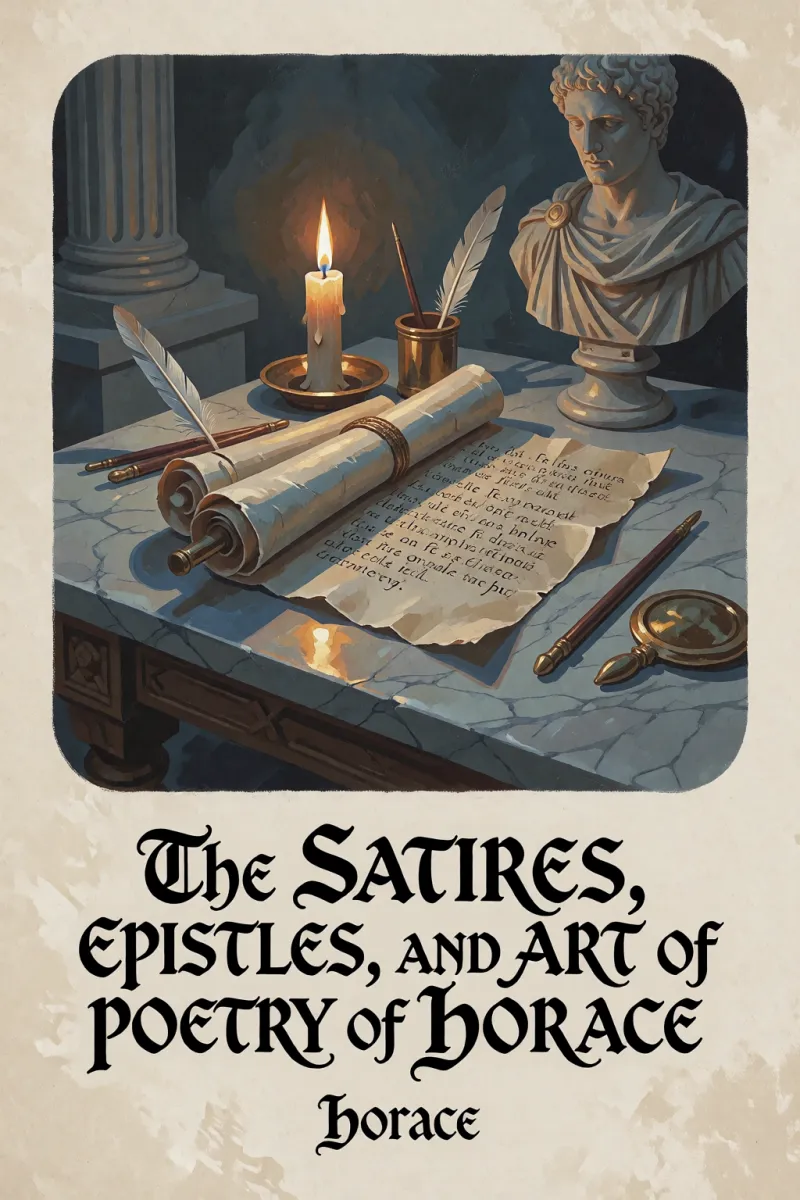 Cover of The Satires, Epistles, and Art of Poetry of Horace by Horace