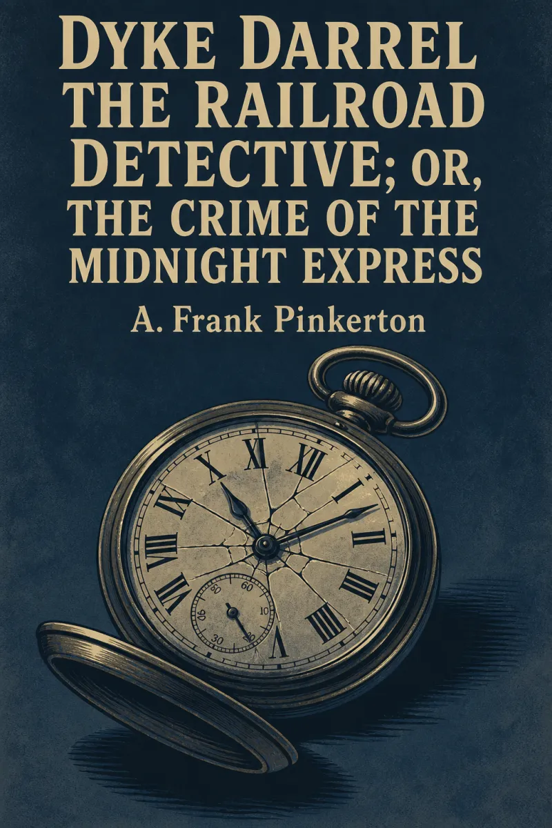 Cover of Dyke Darrel the Railroad Detective; Or, The Crime of the Midnight Express by A. Frank Pinkerton