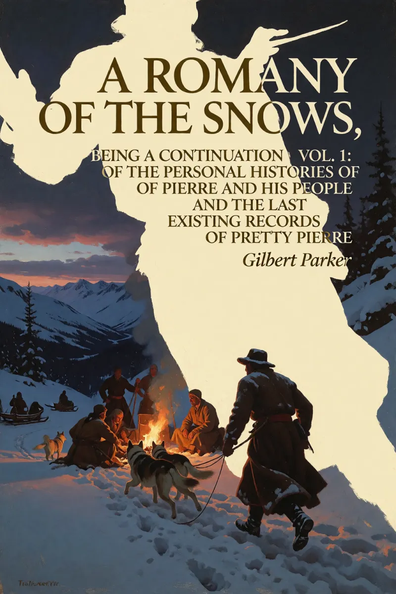 Cover of A Romany of the Snows, vol. 1: Being a Continuation of the Personal Histories of "Pierre and His People" and the Last Existing Records of Pretty Pierre by Gilbert Parker