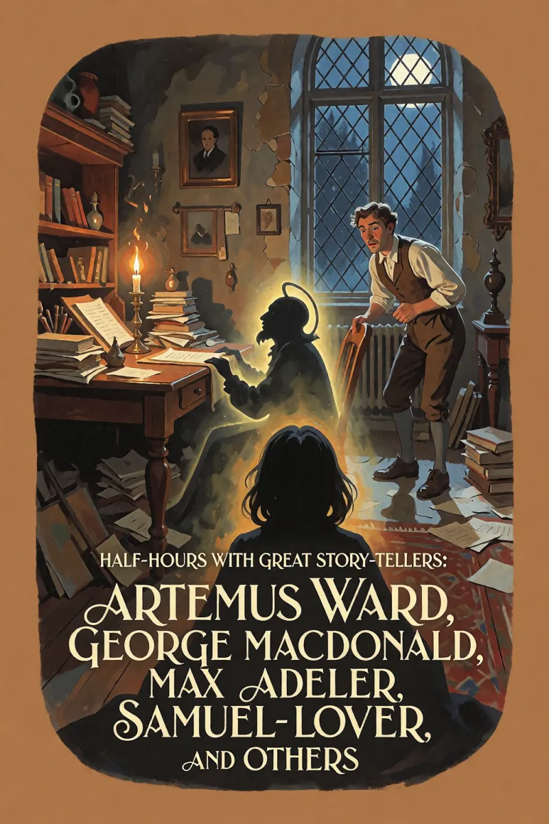 Cover of Half-Hours with Great Story-Tellers: Artemus Ward, George Macdonald, Max Adeler, Samuel Lover, and Others by Various