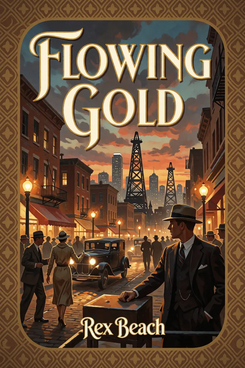 Cover of Flowing Gold by Rex Beach