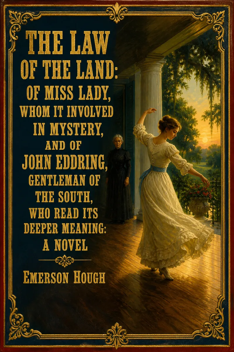 Cover of The Law of the Land: Of Miss Lady, Whom It Involved in Mystery, and of John Eddring, Gentleman of the South, Who Read Its Deeper Meaning: A Novel by Emerson Hough
