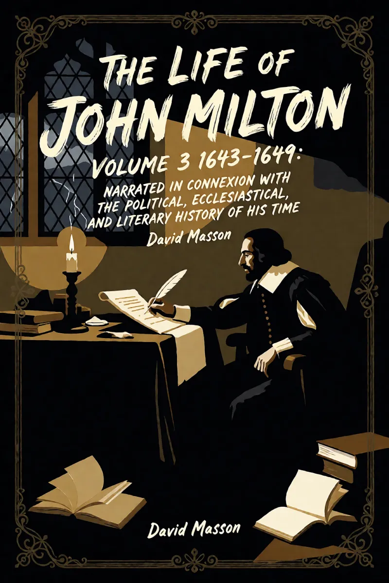 Cover of The Life of John Milton Volume 3 1643-1649: Narrated in Connexion with the Political, Ecclesiastical, and Literary History of His Time by David Masson
