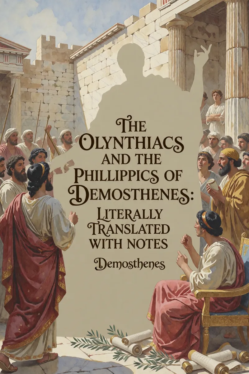 Cover of The Olynthiacs and the Phillippics of Demosthenes: Literally translated with notes by Demosthenes