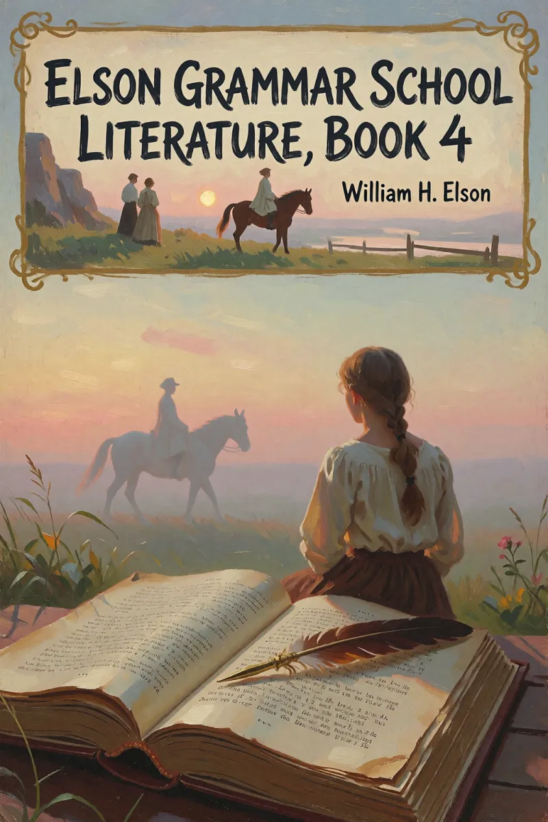 Cover of Elson Grammar School Literature, book 4 by William H. Elson