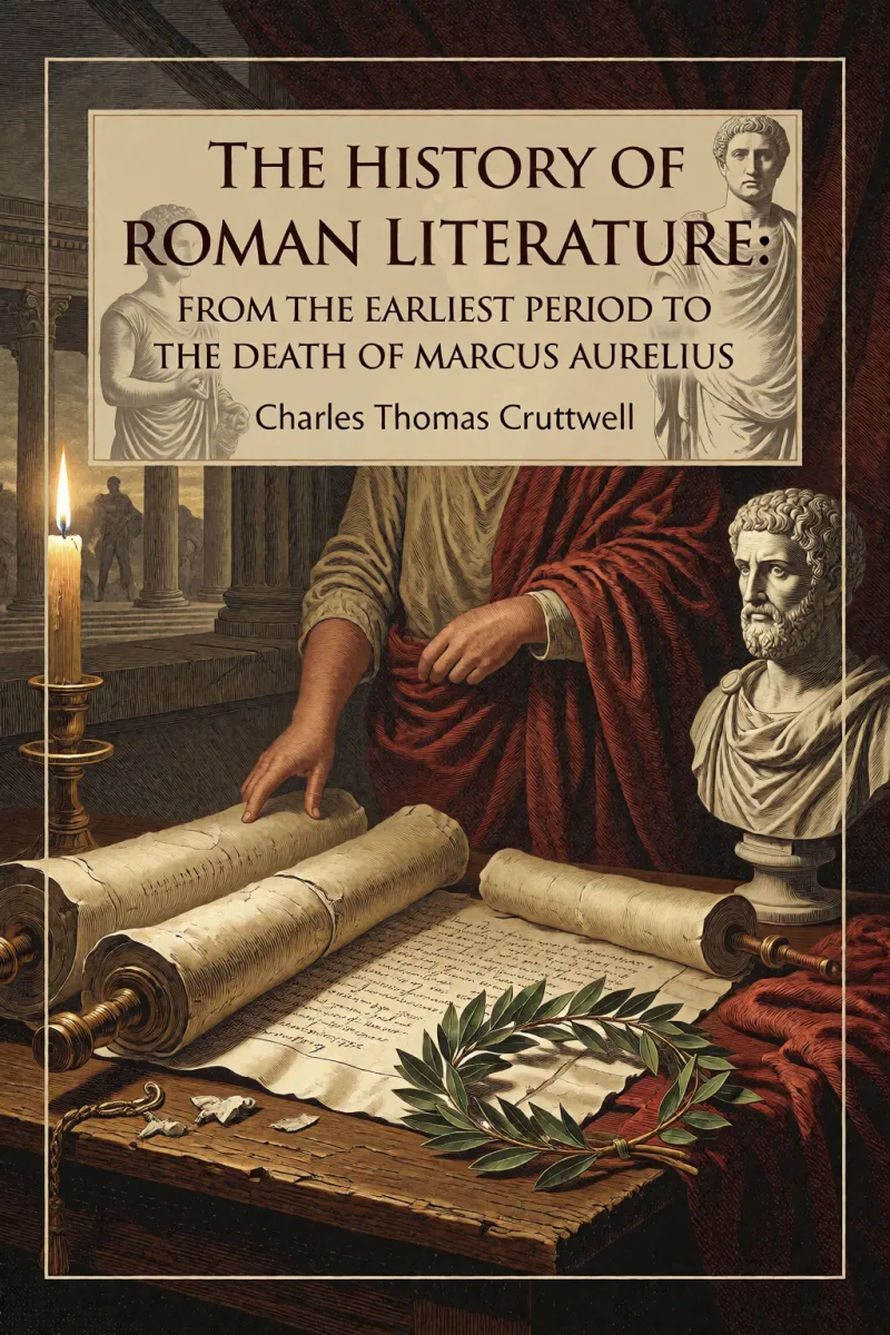 Cover of The History of Roman Literature: From the Earliest Period to the Death of Marcus Aurelius by Charles Thomas Cruttwell