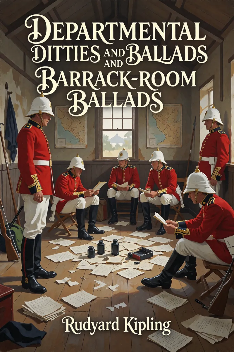 Cover of Departmental ditties and Ballads and Barrack-room ballads by Rudyard Kipling